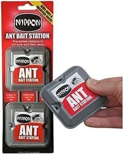 Enclosed ant bait station